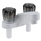 RecPro 4' RV Faucet | White | RV Bathroom Accessories | RV Bathroom Sink | Lavatory Faucet