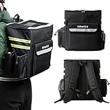 Food Delivery Backpack - 37 Litre Food Delivery Backpack Coolers Insulated Leak Proof Thermal Food Carrier with 4 Integrated Cup Holders Waterproof Bag Bag – Uber DoorDash Accessories for Instacart Outdoor Camping Picnic