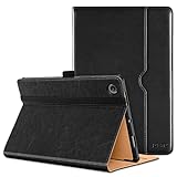DTTO for Samsung Galaxy Tab A8 10.5 inch Case 2022, Premium Leather Business Folio Stand Cover with Built-in Hand Strap for Samsung Galaxy Tab A8 10.5’’ 2022 Model [SM-X200/X205/X207], Black