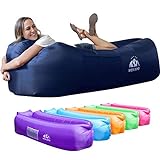 WEKAPO Inflatable Couch Air Lounger Chair - Camping & Beach Accessories, Portable Blow up Sofa for Hiking, Lawn, Indoor/Outdoor Movies & Music Festivals. Lightweight and Easy to Set Up Air Hammock
