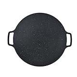 Mumusuki Korean BBQ Grill, Good Insulation Heat Resistant Solid Grilling Pan Nonstick for Outdoor Indoor Party for Camping 41CM