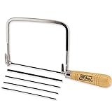 IVY Classic 11110 6-1/2' Coping Saw with 5 Assorted Blades, Hardwood Handle, 1/Card