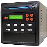 Systor 1 to 7 USB Duplicator & Sanitizer 2GB/Min - Standalone Multiple Flash Memory Copier & Storage Drive Eraser, Copy Speeds Up to 33MB/Sec (SYS-USBD-7)