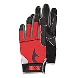 BUBBA Cut Resistant Ultimate Fillet Gloves with Touch Screen Usability for Fishing, Angling, Boating and Outdoors Large