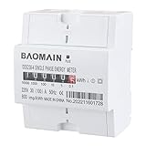 Baomain DDS238-4 (30-100) Single Phase DIN-Rail Kilowatt Hour kwh Meter 220V 100A