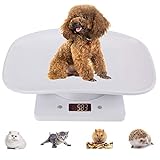 Pet Scale, Digital Body Weight Bathroom Scale, Multi-Function Baby Scale, Measure Weight Accurately(Max: 22lbs), Perfect for Toddler/Puppy/Cat/Dog/Adult