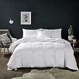 MAPLE DOWN Soft King Size Comforter Duvet Insert-Down Alternative Comforter Quilted with Corner Tabs-Lightweight Breathable Brushed Microfiber Machine Washable (King, 106'x90')