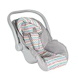 Adora Rainbow Zig Zag 20” Baby Doll Car Seat Carrier for Creative, Imaginative and Educational Pretend Play, Fits Most Dolls and Stuffed Animals For Ages 2 and up