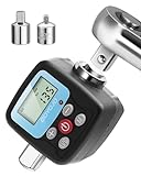 GOYOJO Digital Torque Wrench Adapter -Precision Electronic Torque Tool Converter and Meter with Digital Display, Includes 1/2', 1/4', 3/8' Adapters for Automotive, Biking, DIY & Home Repairs (135N.m)