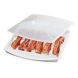 Progressive International Prep Solutions Microwavable Bacon Grill, White, 1 Piece