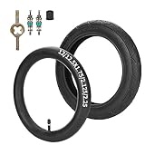 RUTU 1 Set Front 12.5'x1.75/2.125/2.25 Tire and Inner Tube for BoB Revolution SE/Pro/Flex and Duallie,Compatible with 3-Wheeler BOB Gear Jogging Troller Models (Both SIngle and Double Strollers)