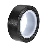 uxcell Heat Resistant Tape High Temperature Heat Transfer Tape PTFE Film Adhesive Tape 19mm Width 10m 33ft Length Black