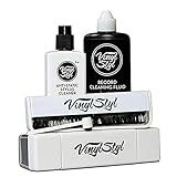 Vinyl Styl Ultimate Vinyl Record Care Kit - Record & Stylus Brushes - Fluid and Case