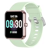 Pautios Smart Watch, Fitness Tracker with Heart Rate, SpO2 and Sleep Monitor, 42mm Swimming Waterproof Watch, Fitness Watches for Women Men, Step Tracker, Smartwatch Compatible with iOS Android Phones