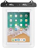 MoKo Waterproof Tablet Case, Tablet Pouch Dry Bag Compatible with iPad 10th, iPad 9/9.7/10.2, iPad Mini 6/5/4/3, iPad Air 5/4, Air 3 10.5, iPad Pro 11 2022, Galaxy Tab S6/S7, Tab A 9.7, up to 12'