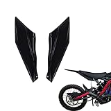 LINGQI RACING Modified Rear Side Fenders Fit to Sur-Ron Light Bee X And S. Side Dirt Pit Mudguards for SURRON. BLACK