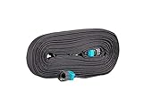 Rocky Mountain Goods Flat Soaker Hose 75' - Heavy Duty Double Layer Design - Saves 70% Water - Consistent Drip Throughout Hose - Leakproof Guarantee - Garden/Vegetable Safe (75FT)