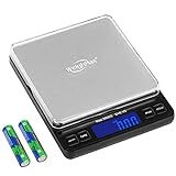 Weighmax Duo Series W-7800 High Precision 0.1g/0.01oz 3000g Digital Pro Pocket Scale, Serving as Kitchen Scale and Postal Scale