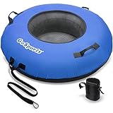GoSports 44 in Heavy-Duty River Tube with Premium Canvas Cover - Commercial Grade River Tube - Choose Your Style
