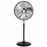 BILT HARD 5200 CFM 20'High Velocity Pedestal Fan, 3-Speed Industrial Oscillating Stand Fan with Aluminum Blades, Heavy Duty Standing Shop Fan for Commercial, Residential, and Garage
