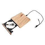 UKCOCO Removable Drive Portable Drive USB Player Writer Reader Laptop ROM Burner USB 3. 0 Player Portable Rewriter Slim Writer Burner Writer Drive for Laptop USB ROM External Cd Abs