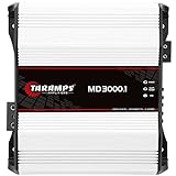 Taramps MD 3000.1 Amplifier 2 Ohms 3000 Watts RMS 1 Channel Full Range, Car Audio Monoblock, LED Monitor Indicator, Class D Great for Subwoofer, MD 3k