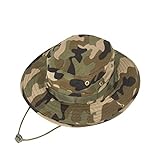 Sun Hats for Men Women Bucket Hat UPF 50+ Boonie Hat Foldable UV Protection Hiking Beach Fishing Summer Safari(1pack-Jungle Camo)