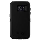OtterBox Samsung Galaxy S7 Defender Series Case - BLACK, rugged & durable, with port protection, includes holster clip kickstand