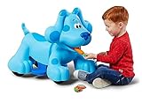 Kid Trax 6V Rideamals Blue's Clues Snack Time Interactive Ride-On Toy, Kids Toy for Ages 18-30 Months, Up to 44 Lbs., 20 Different Sounds, 3 Snacks to Feed Blue, Rechargeable Battery Powered Electric