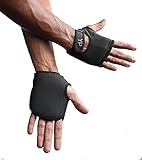 YogaPaws Elite Padded Anti Slip Grip Gloves for Women and Men for Yoga, Power Yoga, Pilates, Cycling, Crossfit, Outdoor Exercise, Weight Training and for Sweaty Hands