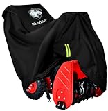 WardWolf Snow Blower Cover Waterproof Heavy Duty, Upgraded 800D Snow Thrower Cover , Fit Most Single Stage or 2 Stage SnowBlower Cover for Outside, Windproof, Sunproof, Black