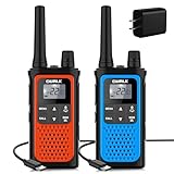 Walkie Talkies for Adults Long Range 2 Pack,Rechargeable Walkie Talkies 22 FRS Channels Two Way Radios with NOAA Weather Receiver,Noise Reduction,Volume Adjustment,LED Flashlight,1800mAh Battery