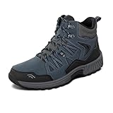Orthofeet Women's Orthopedic Blue Leather Dakota Hiking Boots, Size 9.5 Wide