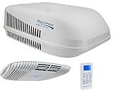 RecPro RV Air Conditioner 15K Non-Ducted | With Heat Pump for Heating or Cooling Option | RV AC Unit | Camper Air Conditioner (White)