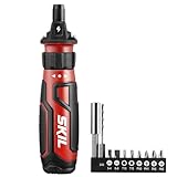 SKIL Rechargeable 4V Cordless Screwdriver with Circuit Sensor Technology, Includes 9pcs Bit, 1pc Bit Holder, USB Charging Cable - SD561201
