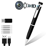 TKQTZ 64GB Camera Pen 1080P Motion Detection Security Camera Pen with Mini Spy Hidden Camera for Indoor Outdoor Meetings and Classrooms