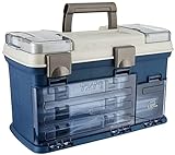 Plano Tackle System Box, Premium Tackle Storage Blue/Silver