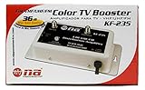 36 DB Cable Antenna Color TV Booster Signal Amplifier VHF UHF FM HDTV