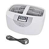 H&B Luxuries Professional Ultrasonic Cleaner with Heater 160 Watts 2.5 Liters for Dental Carb Parts Jewelry Dentures Also Good Home Use