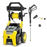 Kärcher K2300PS Max 2875 PSI Electric Pressure Washer with 4 Spray Nozzles - Great for cleaning Cars, Siding, Driveways, Fencing and more - 1.2 GPM