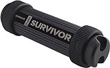 Corsair Flash Survivor Stealth 128GB USB 3.0 Flash Drive, Black