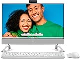 Dell Inspiron 7720 27' FHD Touchscreen All-in-One Desktop PC - 13th Gen Intel Core i7-1355U 10-Core up to 5.0 GHz, 64GB RAM, 2TB NVMe SSD, GeForce MX550, Wi-Fi 6E + Bluetooth, Windows 11 Home, White