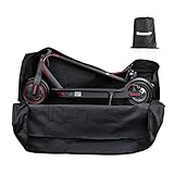 SUNELFFY Electric Scooter Carrying Bag E-Scooter Storage Transport Bag Foldable Scooter Accessory Backpack Handbag Shoulder Bag Heavy Duty for Mijia M365 /M365 Pro Xiaomi Segway (Black) (Black)