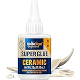 Super Glue for Ceramics and Porcelain 25g - Waterproof, high Temperature Resistant and no Smell
