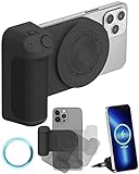 Magnetic Phone Mount, Camera Handle Bluetooth Bracket, Smartphone Camera Grip Handle Holder, Remote Control Grip Bluetooth Stabilizer Mount for Selfie Lovers, Photo Video Shooting
