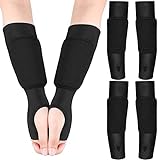 2 Pairs Volleyball Arm Sleeves Passing Forearm Sleeves with Protection Pad and Thumbhole for Youth Volleyball Training (Small)
