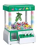 The Claw Toy Grabber Machine with Flashing lights & Sounds and Animal Plush - Features Electronic Claw Toy Grabber Machine, Animation, 4 Animal Plush & Authentic Arcade Sounds Exciting Play (Green)