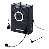 GIGAPHONE G300 40W Portable & Compact Loud Voice Amplifier with Microphones