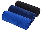 SINLAND Microfiber Gym Towels Sports Fitness Workout Sweat Towel Super Soft and Absorbent 3 Pack 16 Inch X 32 Inch