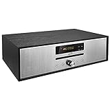 iLive Bluetooth Home Music System with CD Player, Built in Stereo Speakers, Includes Remote, Black (IHB340B)